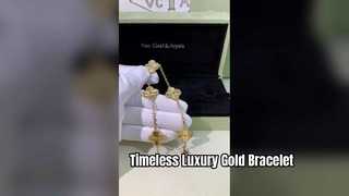 VCA Vintage Alhambra 18K Gold Bracelet