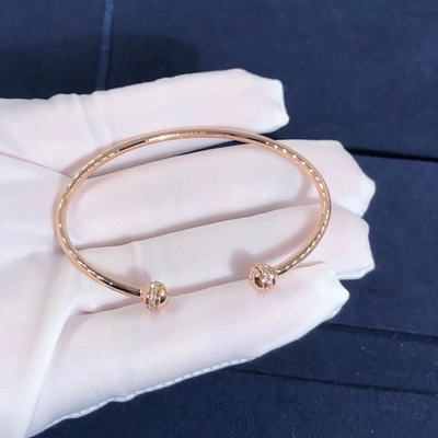 18K Gold Piaget Possession Open Bangle Bracelet Support Sample Order OEM