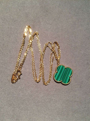 Girls 18K Gold Jewelry Magic Alhambra Long Necklace 1 Motif VCARO3MG00