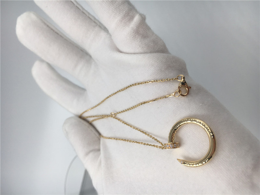 Juste Un Clou Necklace B7224512 , 18K Yellow Gold Diamonds Necklace