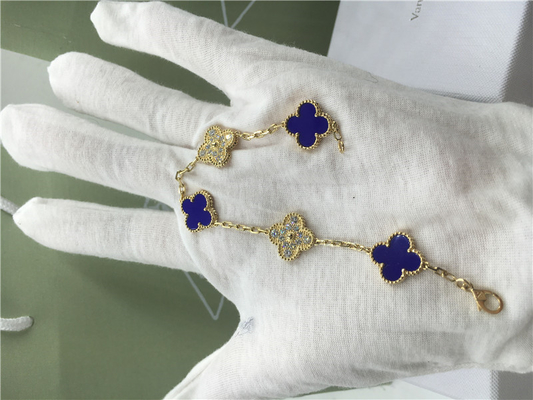 Gold Chain Bracelet Womens With Malachite , 18k Vintage Gold Bangle Bracelet
