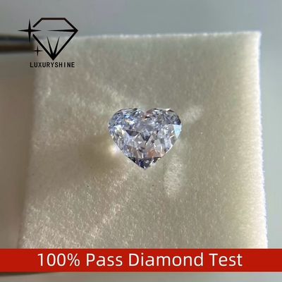 LuxuryShine VVS2 White Heart Excellent Cut Lab Grown Diamond 1CT 2CT 3CT 4CT 5CT Support Special Customization