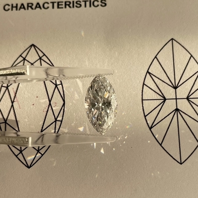 LuxuryShine VVS2 Marquise Shape 0.3-15ct Lab Grown Diamond D-F Color 3EX Cut Stones With IGI Certificate Real Diamond
