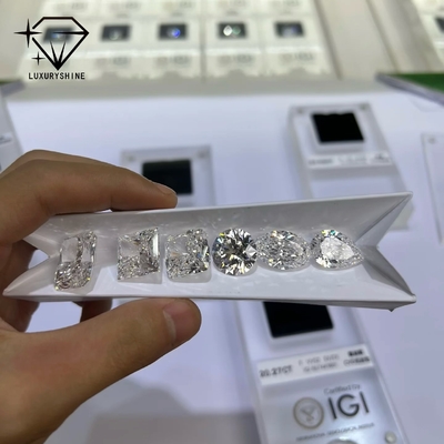 LuxuryShine VS1-VS2 Lab Grown Diamond Loose Diamonds Heart/Princess/Oval/Round/Cushion/Pear/Asscher Customized jewelry