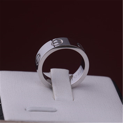 Luxury Brand Jewelry Love Ring In 18K White Gold B4084700