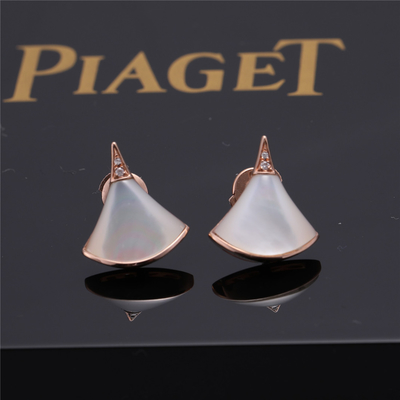 Italy Roman Spirit DIVAS' DREAM Earrings Simple Fine Studs in Rose Gold REF 352600