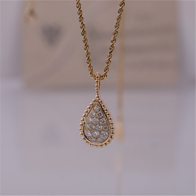 China Gold Jewelry Factory Serpent Boheme Pendant M Motif Medium Necklace Ref JPN00554