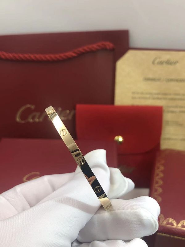 Quality LOVE 18K Gold Bracelet Small Model 6 Diamonds For Women / Men factory