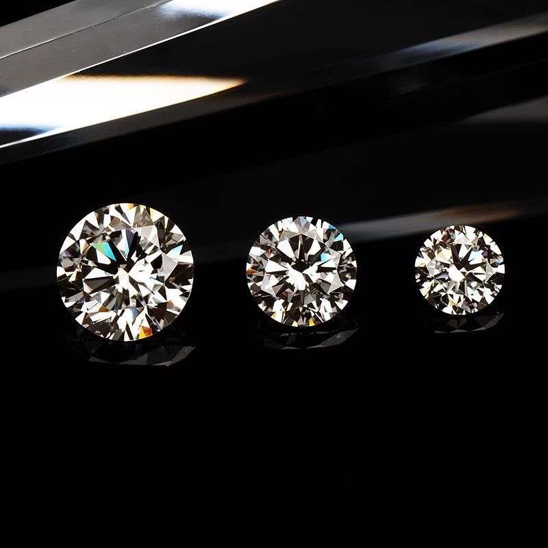 Quality LuxuryShine VS2 Round Shape Lab Grown Diamond 1CT 2CT 3CT 4CT 5CT D-F Color white diamond With IGI Certificate factory
