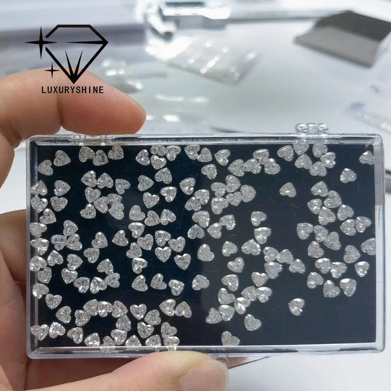 Quality LuxuryShine VS2 Heart Excellent Cut Lab Grown Diamond Real Diamonds & Wedding Jewelry & Customized Jewelry Support Special Customization factory