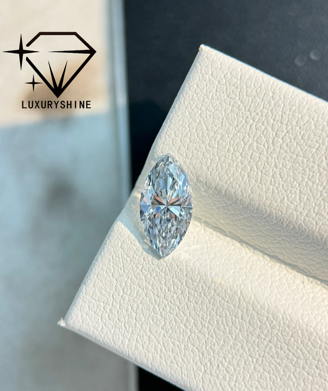 LuxuryShine VVS2 Marquise Shape 0.3-15ct Lab Grown Diamond D-F Color 3EX Cut Stones With IGI Certificate Real Diamond