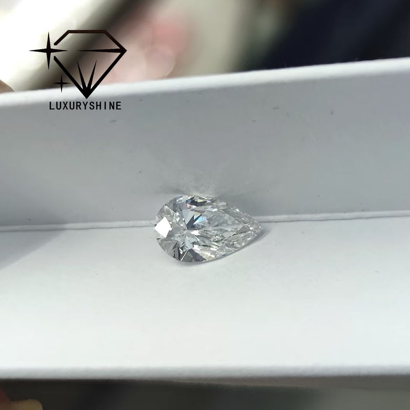 Quality Lab Grown Pear Diamond VVS-VS Clarity D-F Color IGI Certified factory
