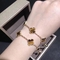18K Gold And Real Diamonds Van Cleef And Arpels 5 Motifs Vintage Alhambra Bracelet