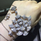 Fan Shape Women'S Luxury Jewelry Diva'S Dream Luxury Diamond 18k White Gold
