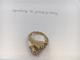 0.66 Carats Small Diamond Ring , Women's 18K Yellow Gold Engagement Rings