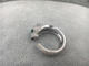 Diamond 18K White Gold Panthere  Ring ,  Panther Ring With Emeralds Onyx