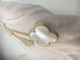 White Mother Of Pearl Van Cleef Arpels Magic Alhambra Necklace 18k Yellow Gold