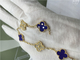 Gold Chain Bracelet Womens With Malachite , 18k Vintage Gold Bangle Bracelet 