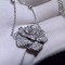 Piaget Rose Pendant With 18k Gold Chain , Women'S Piaget Diamond Necklace 