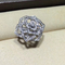 Piaget Rose Ring High End Custom Jewelry 18K White Gold Set With Diamond