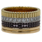 14.6 Gr Gold Jewellery Black Ceramic Simple Gold Ring Black Ceramic Stone With VS Diamond