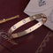New York Classic Love Bangle 10 Diamonds Love Bracelet Thick Model in 18K Yellow Gold Luxury Jewelry