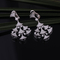 Roma High Jewelry DIVAS' DREAM Earrings in 18K white gold set with 7 Main Diamonds and full pavé diamonds