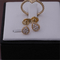 French Fine Gold Jewelry Serpent Bohème XS Motif Ear Studs in Pink Gold Earrings JCO01362