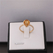Custom Make Gold Factory Luxury Jewelry Serpent Boheme Ring S Motif Citrin Ref JRG02702