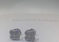 Van Cleef Arpels Sweet Alhambra Earstuds 18K White Gold Round Diamonds