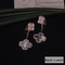 VCARP2R200 Magic Alhambra Earrings 2 Motifs 18K Rose Gold Diamond