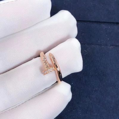 Quality Cartier Juste un Clou Ring Yellow Gold White Gold Rose Gold And Real Diamonds factory