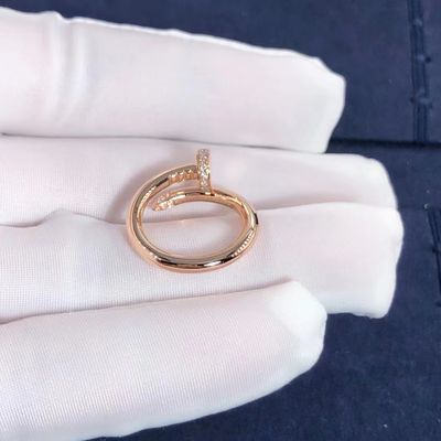 Quality Cartier Juste un Clou Ring Yellow Gold White Gold Rose Gold And Real Diamonds factory