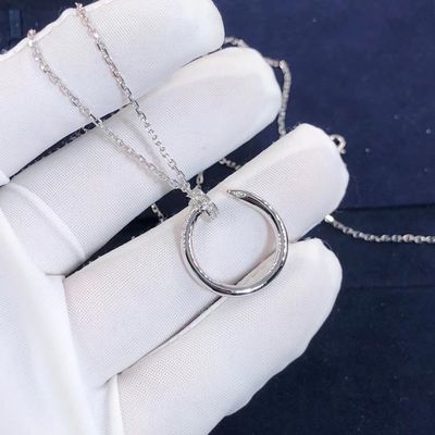 Quality Cartier Juste Un Clou Necklace Real VS Diamonds 18K Gold Necklace factory