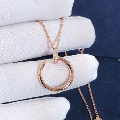 Quality Cartier Juste Un Clou Necklace Real VS Diamonds 18K Gold Necklace factory