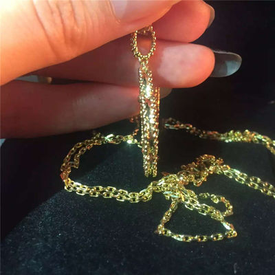 Quality 1 Motif Tiger'S Eye 18K Gold Necklace VCARO49L00 Yellow Color With Flower Shape factory