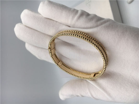 Quality Medium Model Van Cleef And Arpels Signature Bracelet Yellow Gold VCA Bangle factory