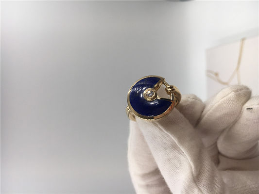 Quality 18K Wedding Ring Luxury Gold Jewelry , Amulette De  Ring With Diamond factory