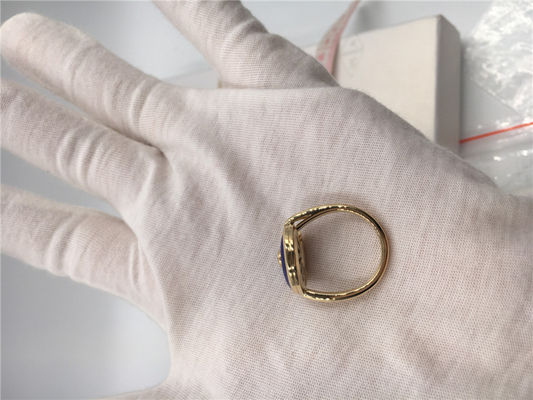 Quality 18K Wedding Ring Luxury Gold Jewelry , Amulette De  Ring With Diamond factory