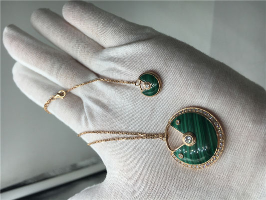 Quality Malachite High End Custom Jewelry Amulette De  Necklace For Women factory
