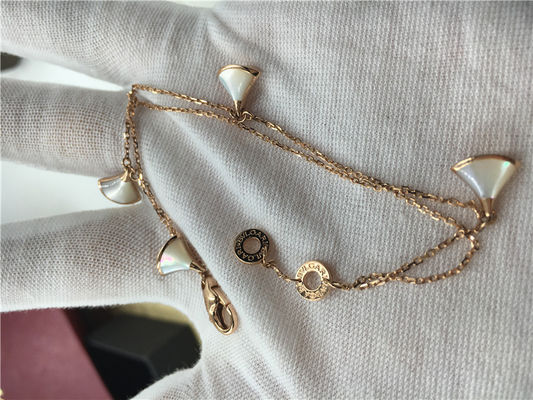 Quality No Diamond Luxury Jewelry Jewelry Divas Dream Bracelet 18K Rose Gold With Morher Of Pearl factory