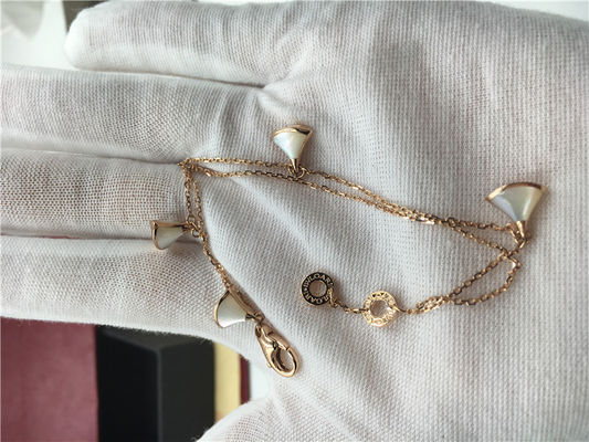 Quality No Diamond Luxury Jewelry Jewelry Divas Dream Bracelet 18K Rose Gold With Morher Of Pearl factory