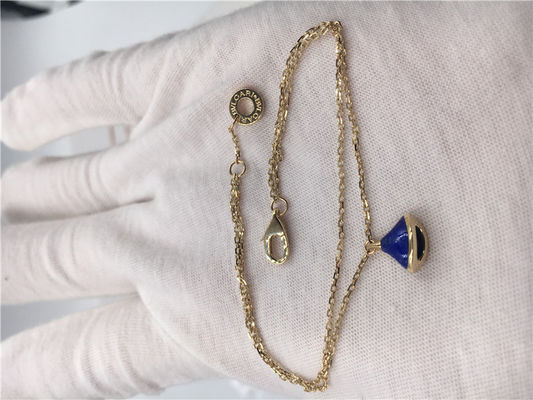 Quality 18K Yellow Gold Luxury Jewelry Jewelry Divas Dream Bracelet BR857290 With Lapis Lazuli factory