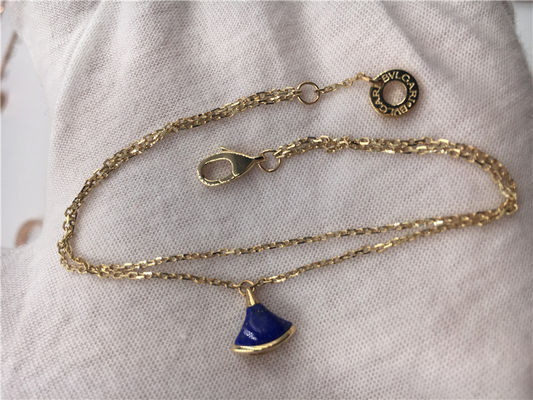 Quality 18K Yellow Gold Luxury Jewelry Jewelry Divas Dream Bracelet BR857290 With Lapis Lazuli factory