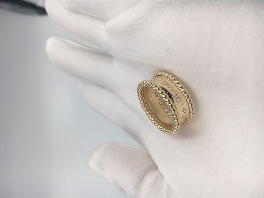 Quality Simple Men / Women 18K Gold Ring No Diamond / Gemstone For Wedding / Engagement factory