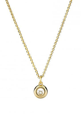 Quality 18K Yellow Gold Chopard Jewelry 42cm Length Luxury With 0.05 Carat Diamond factory