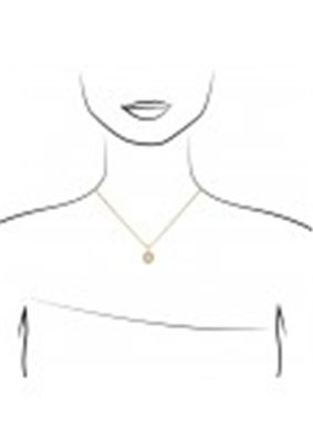 Quality 18K Yellow Gold Chopard Jewelry 42cm Length Luxury With 0.05 Carat Diamond factory