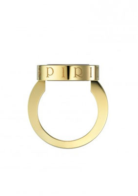 Quality 18K Gold Chopard Happy Spirit Ring , Heart Shape Natural 0.1 Carat Diamond Ring factory