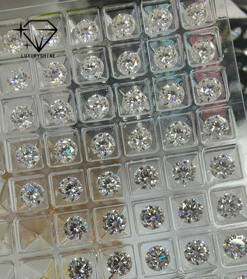 Quality LuxuryShine VS1 Lab Grown Diamond 1ct 2ct 3ct 4ct 5ct Round Cut White Excellent Cut IGI Certified factory