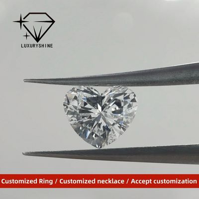 Quality LuxuryShine VVS2 White Heart Excellent Cut Lab Grown Diamond 1CT 2CT 3CT 4CT 5CT Support Special Customization factory